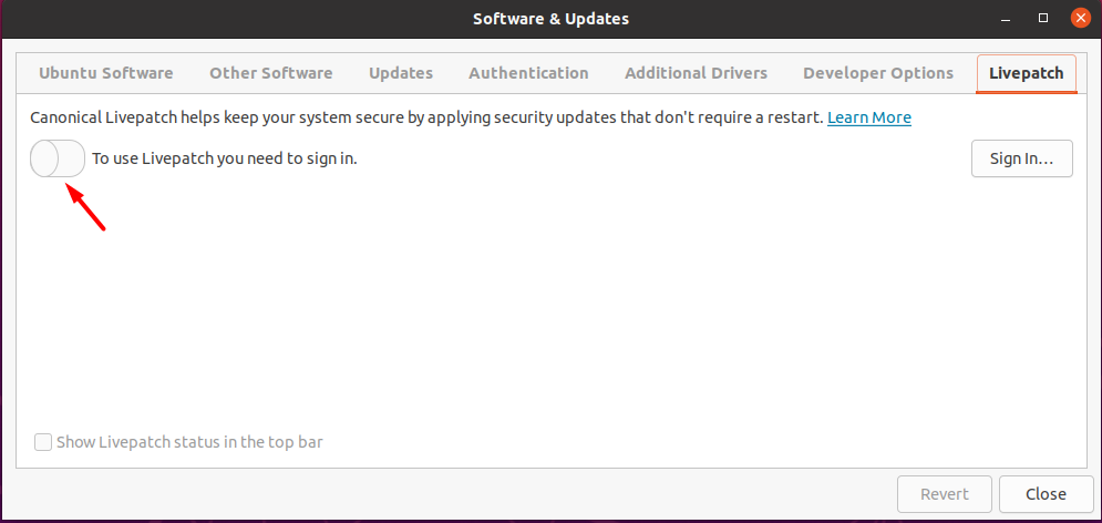 How To Use Ubuntu Livepatch 13 Graphical user interface, text, application, email description automatically generated