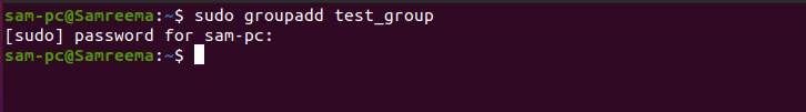 Ubuntu add user to group