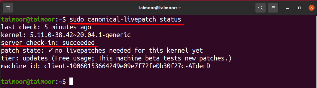 How To Use Ubuntu Livepatch 11 Text description automatically generated