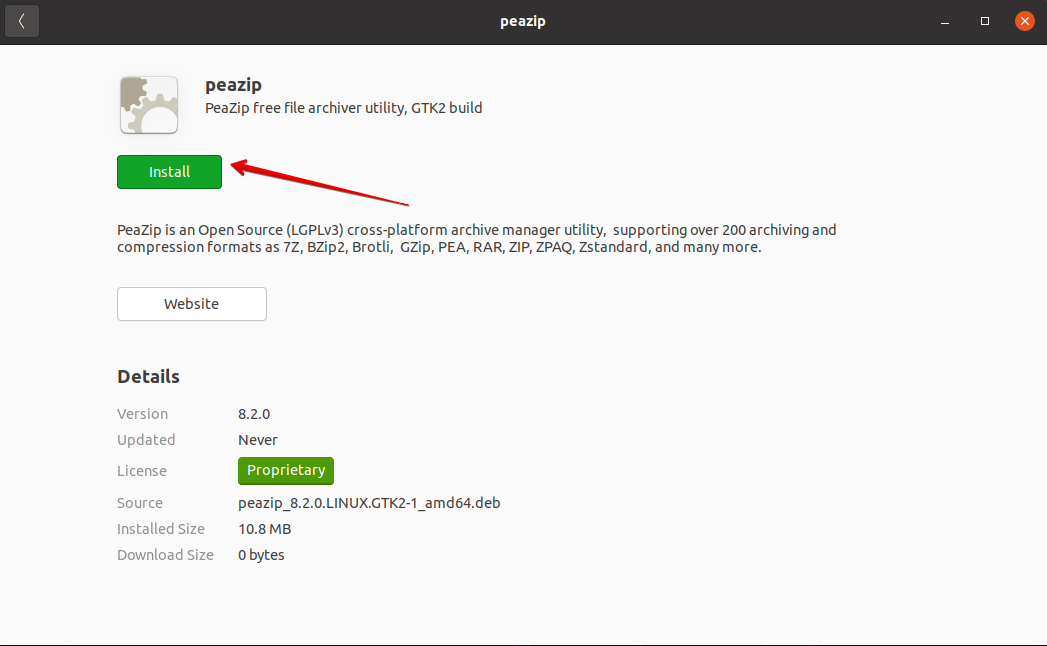 How To Install Peazip Archive On Ubuntu 20.04 / Linuxmint / Debian Distributions 5 How to install peazip archive on ubuntu 20. 04 / linuxmint / debian distributions 5