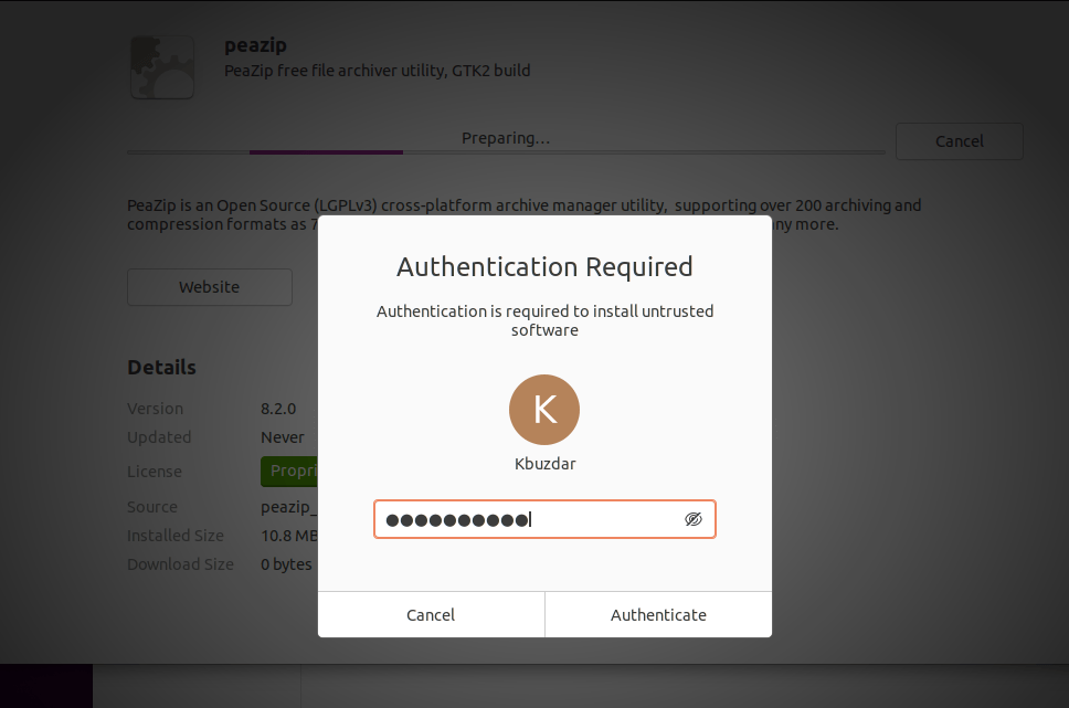 How To Install Peazip Archive On Ubuntu 20.04 / Linuxmint / Debian Distributions 6 How to install peazip archive on ubuntu 20. 04 / linuxmint / debian distributions 6