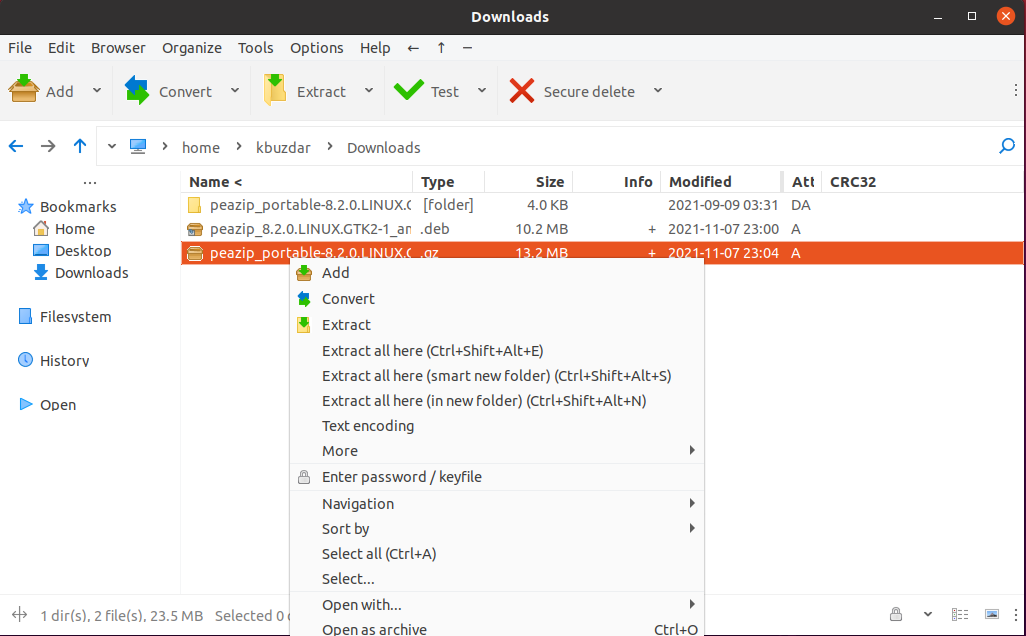 How To Install Peazip Archive On Ubuntu 20.04 / Linuxmint / Debian Distributions 9 How to install peazip archive on ubuntu 20. 04 / linuxmint / debian distributions 9