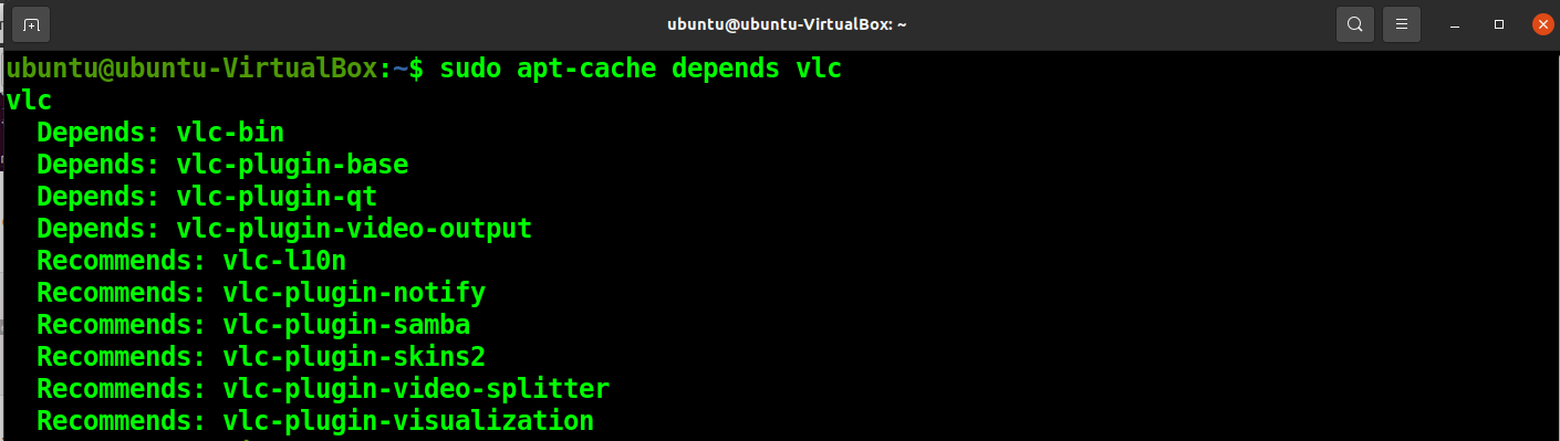 How To Check .Deb Package Dependencies In Ubuntu 2 Check. Deb package dependencies using apt-cache command