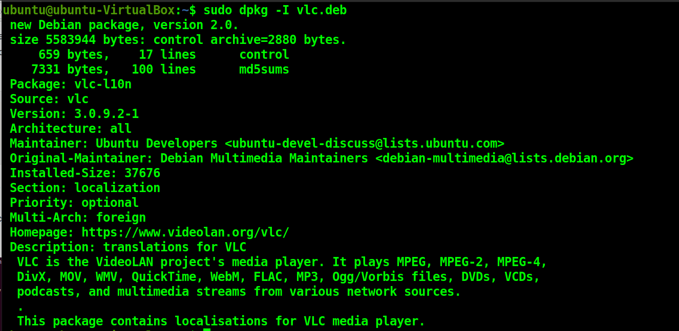 How To Check .Deb Package Dependencies In Ubuntu 5 Check dependencies using dpkg command