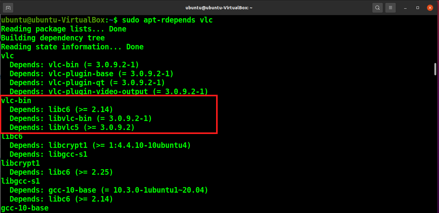 How To Check .Deb Package Dependencies In Ubuntu 9 Using apt rdepends