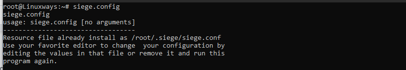 Load testing on your web server using siege ( benchmarking tool  )