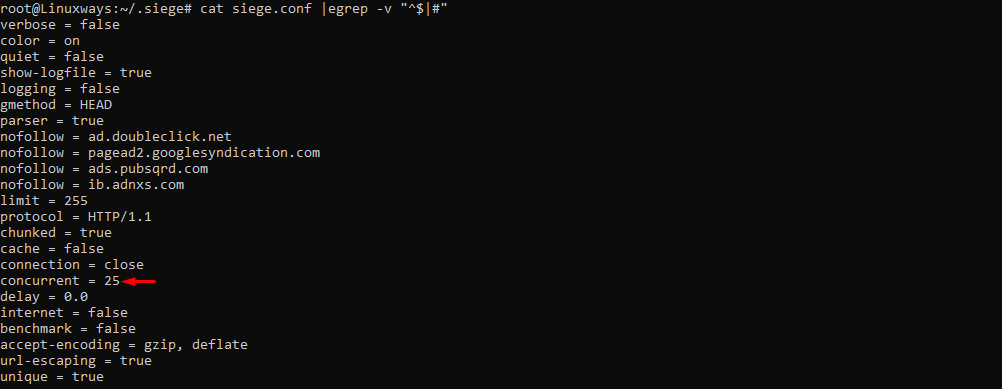 Load testing on your web server using Siege ( Benchmarking Tool ) 4