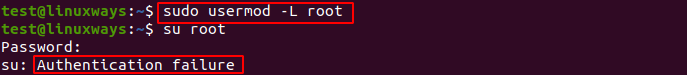 Methods to disable root account in Linux 9