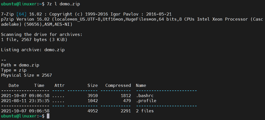 How To Install 7-Zip On Ubuntu 20.04 6 How to install 7-zip on ubuntu 20. 04 6
