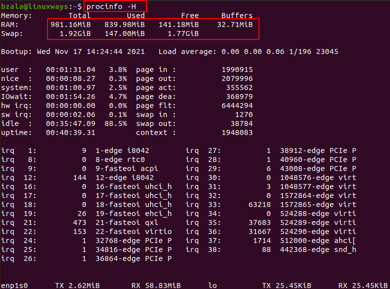 Procinfo Command In Linux Explained 3 Procinfo command in linux explained 3