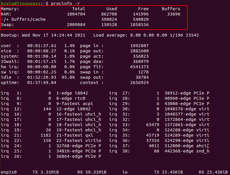 Procinfo Command In Linux Explained 5 Procinfo command in linux explained 5