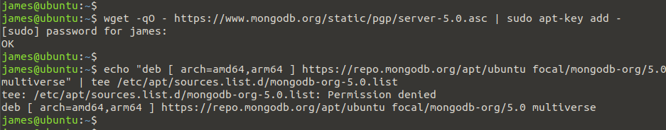 How to install mern stack for js based applications on ubuntu 20. 04
