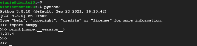 How To Install Numpy On Ubuntu 20.04 Lts 6 How to install numpy on ubuntu 20. 04 lts 6