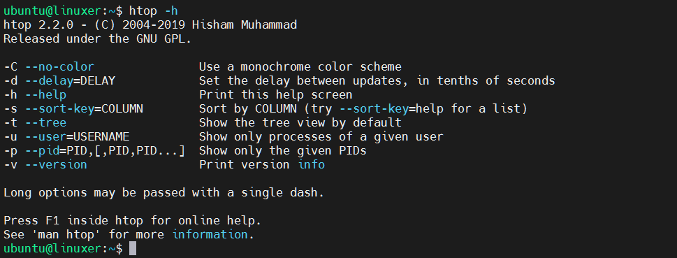 Htop Tool In Linux 5 Htop tool in linux 5