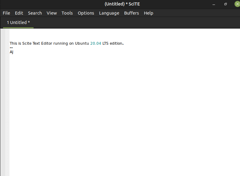 How To Install Scite Text Editor On Ubuntu 20.04 Lts 6 How to install scite text editor on ubuntu 20. 04 lts 6