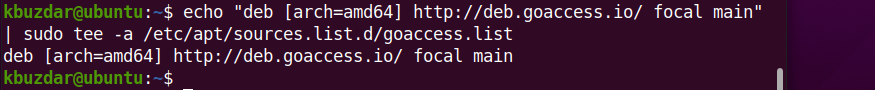 How To Install Goaccess Web Log Analyzer On Ubuntu 20.04 3 How to install goaccess web log analyzer on ubuntu 20. 04 3