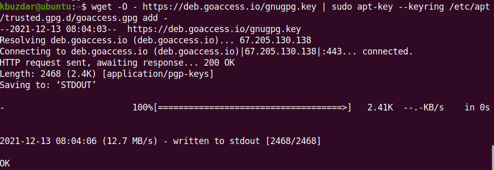 How To Install Goaccess Web Log Analyzer On Ubuntu 20.04 4 How to install goaccess web log analyzer on ubuntu 20. 04 4