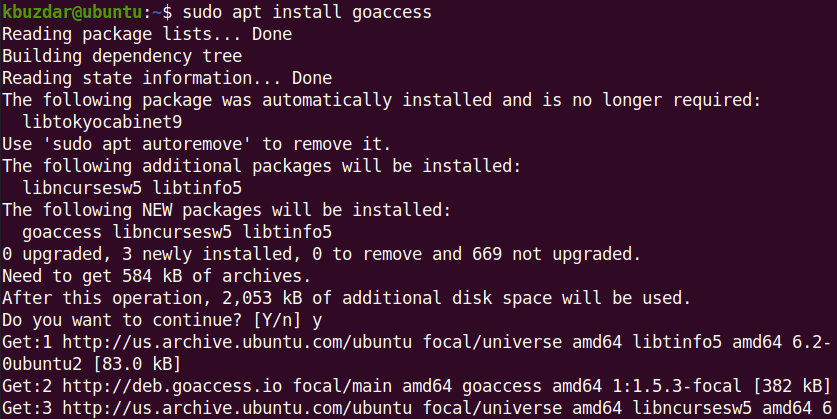 How To Install Goaccess Web Log Analyzer On Ubuntu 20.04 5 How to install goaccess web log analyzer on ubuntu 20. 04 5