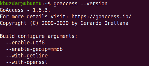 How To Install Goaccess Web Log Analyzer On Ubuntu 20.04 6 How to install goaccess web log analyzer on ubuntu 20. 04 6