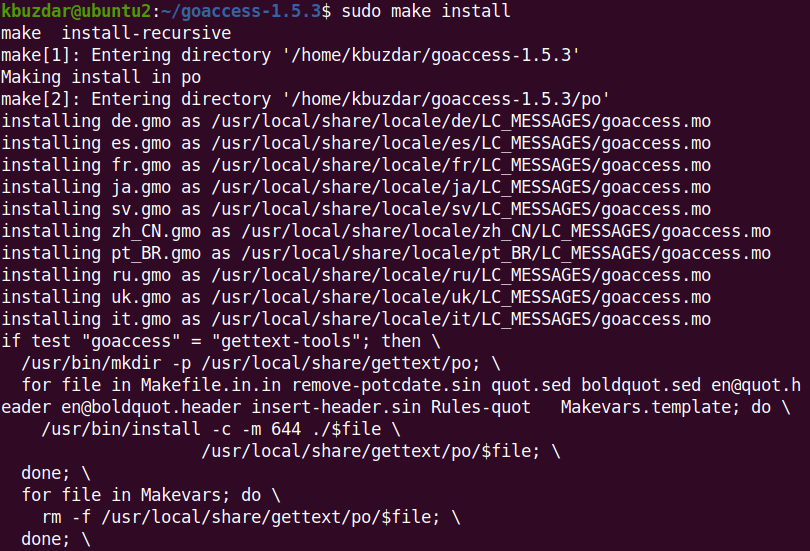 How To Install Goaccess Web Log Analyzer On Ubuntu 20.04 12 How to install goaccess web log analyzer on ubuntu 20. 04 12