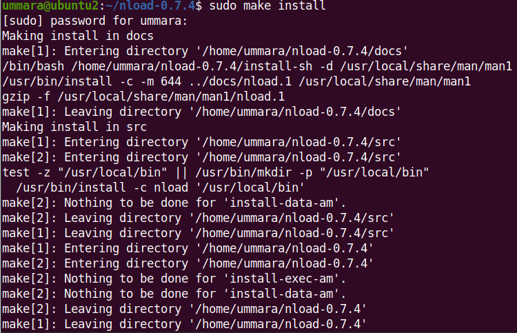 How To Install Nload To Monitor Real Time Network Traffic 3 How to install nload to monitor real time network traffic 3