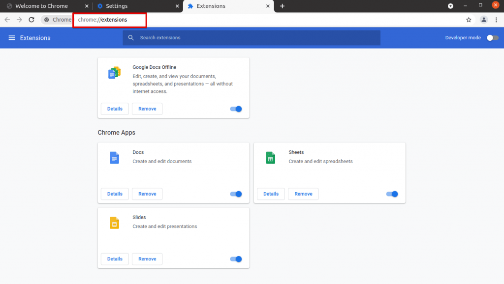 How to see google chrome extensions