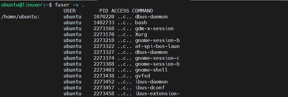 Fuser Command In Linux 2 Fuser command in linux 2