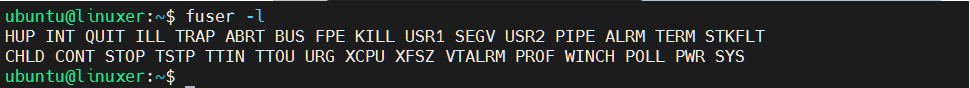 Fuser Command In Linux 6 Fuser command in linux 6