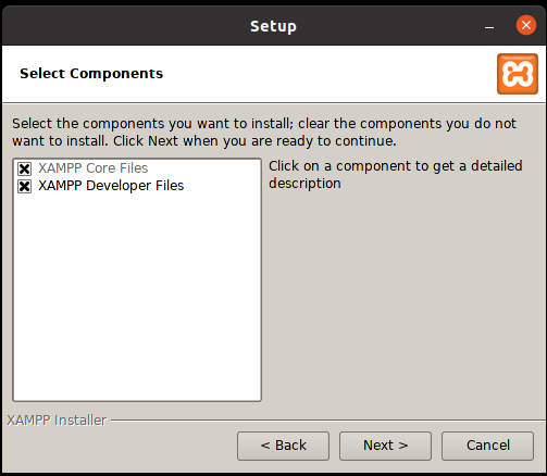 How To Install Xampp (Apache, Mariadb, Php, Perl And Phpmyadmin) On Ubuntu 20.04 5 Choose xampp components