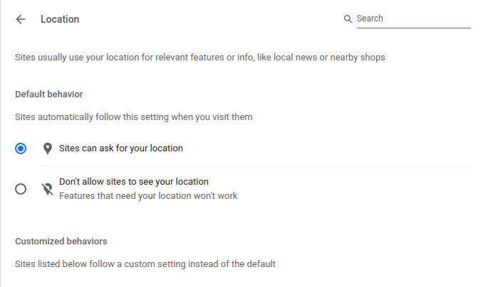 How To Change The Location Settings On Google Chrome 7 How to change the location settings on google chrome 7