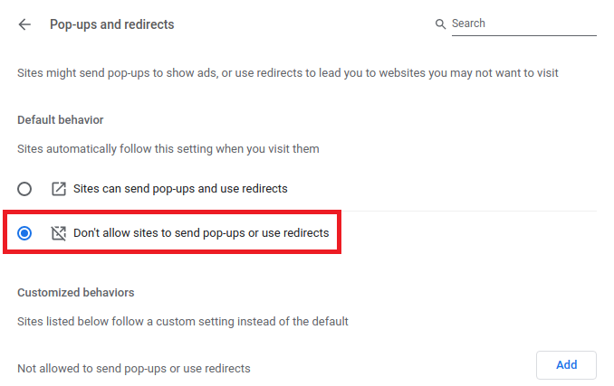 How To Stop The Redirects On Google Chrome 4 How to stop the redirects on google chrome 4