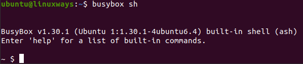 How to Install and Use Busybox in Ubuntu 20