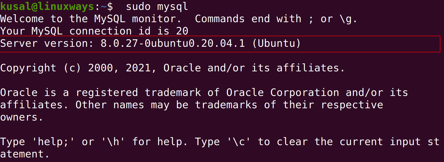 Ways To Check Mysql Version In Linux 4 Ways to check mysql version in linux 4
