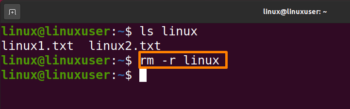 How To Delete A Directory In Ubuntu 20.04 5 Graphical user interface description automatically generated with medium confidence