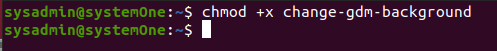 How To Change The Lockscreen Wallpaper On Ubuntu 2 Make background changer executable