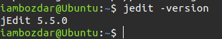 How To Install Jedit Development Environment On Ubuntu 3 Check jedit version