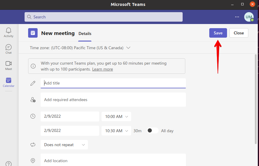 How To Create A Meeting In Microsoft Teams 8 How to create a meeting in microsoft teams 8