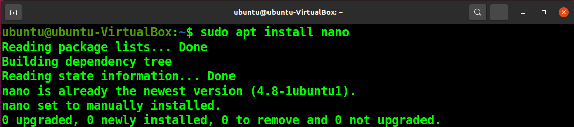 How To Install And Use Nano Editor On Ubuntu 20.04 2 How to install and use nano editor on ubuntu 20. 04 2
