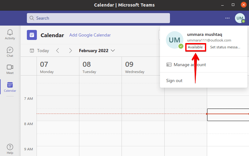 How To Change Status On Microsoft Teams 7 How to change status on microsoft teams 7