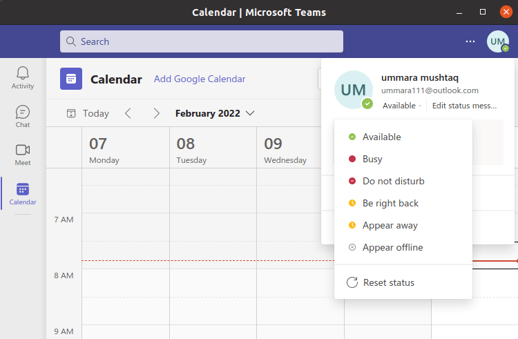 How To Change Status On Microsoft Teams 8 How to change status on microsoft teams 8