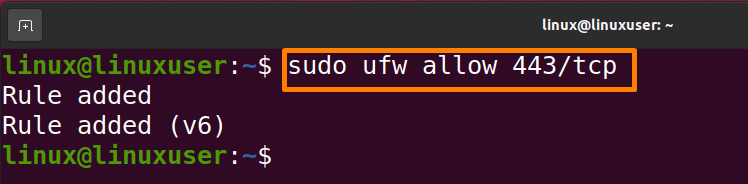 How To Open A Port On Ubuntu 20.04 7 Graphical user interface description automatically generated with medium confidence
