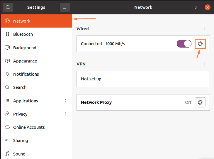How To Check The Ip Address In Ubuntu 4 Graphical user interface, text, application, email description automatically generated