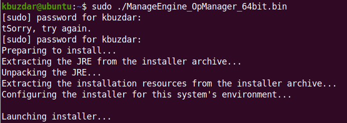 How to Install the ManageEngine OpManager on Linux 6