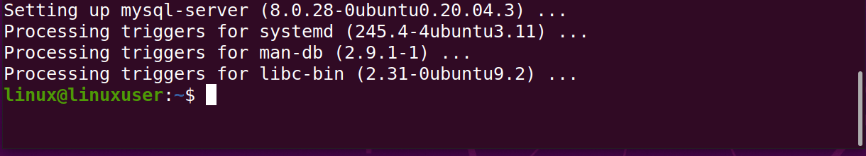 How To Install Mysql On Ubuntu 3 Text description automatically generated