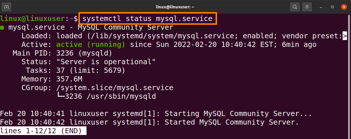 How To Install Mysql On Ubuntu 4 Text description automatically generated