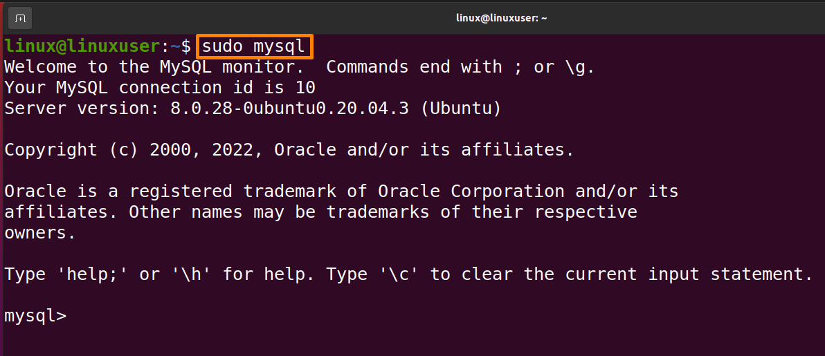 How To Install Mysql On Ubuntu 7 Text description automatically generated