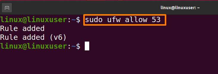 How To Open A Port On Ubuntu 20.04 9 Text description automatically generated with medium confidence