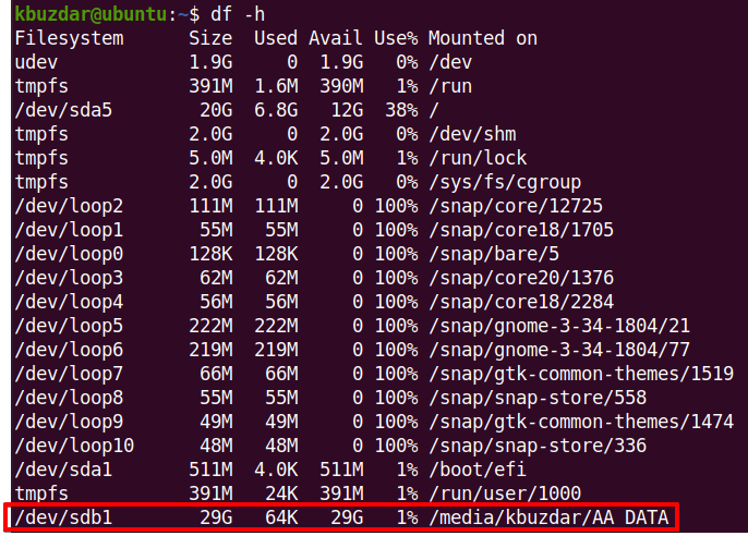 How to format usb in ubuntu