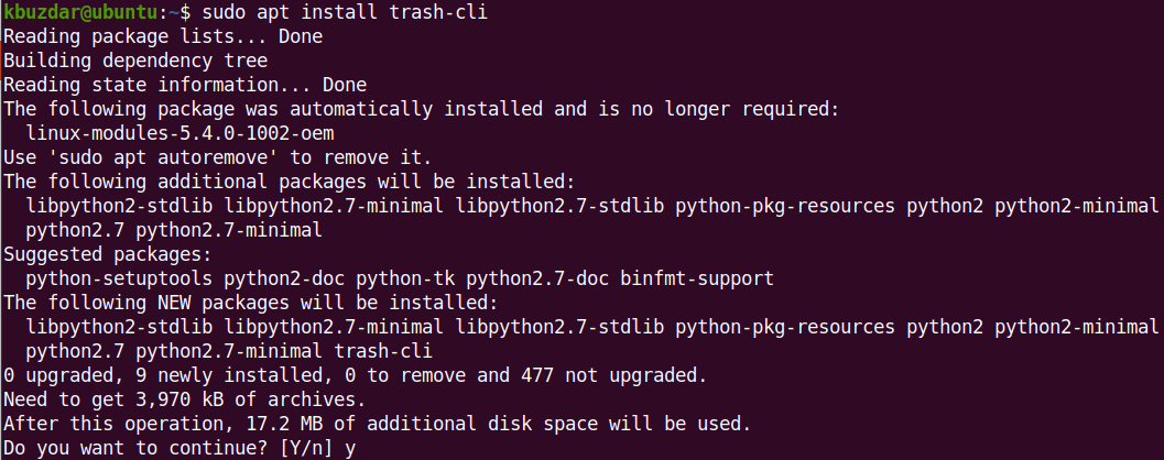 How To Empty Trash In Ubuntu From Command Line 2 How to empty trash in ubuntu from command line 2