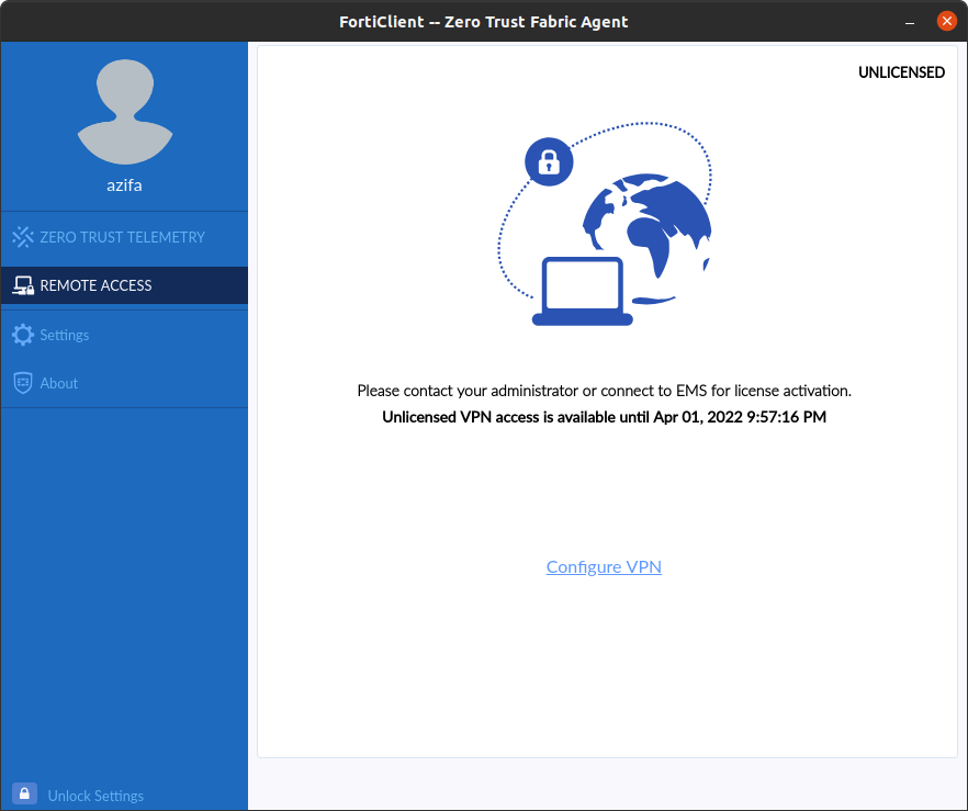 How to Install FortiClient VPN on Ubuntu 20.04 LTS 13